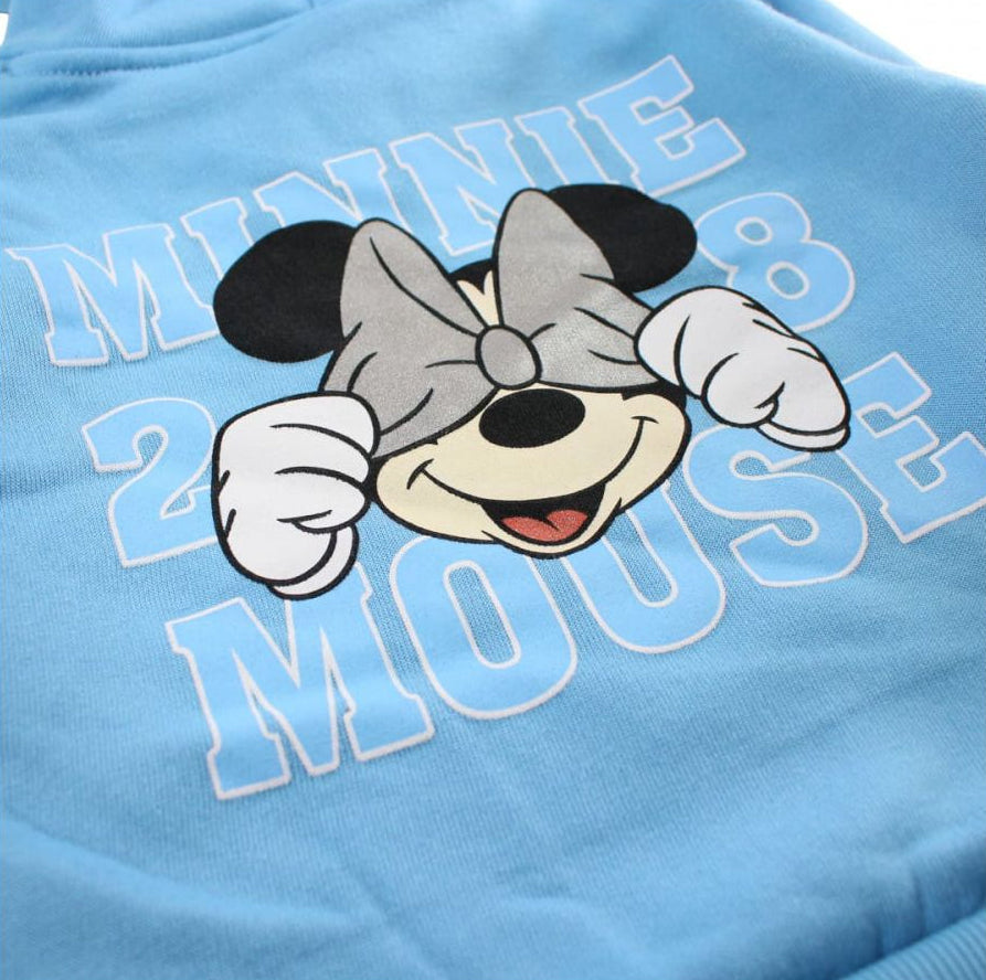 Minnie Mouse Peekaboo Hoodie Blue Edition