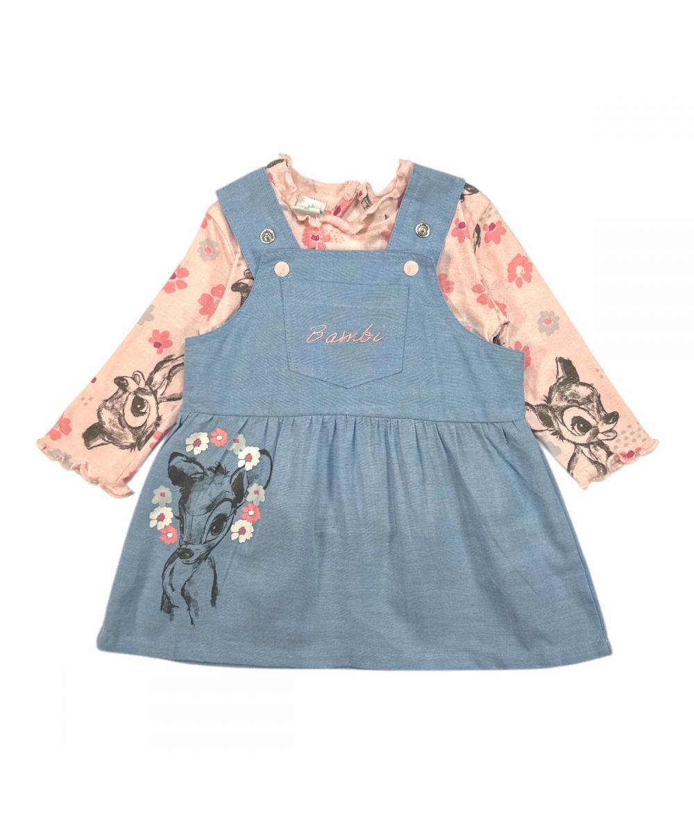 Bambi Denim Layered Dress Set