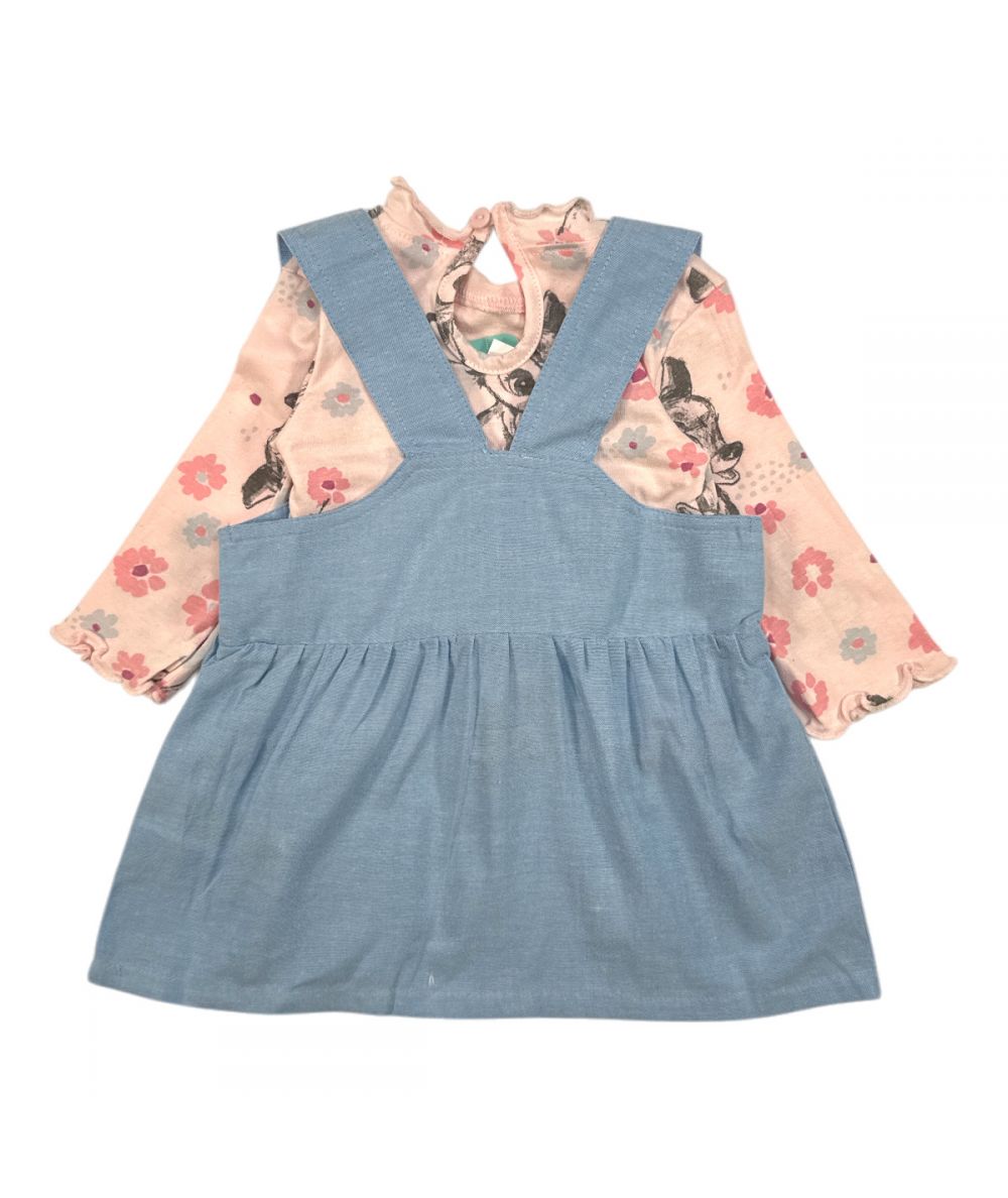 Bambi Denim Layered Dress Set